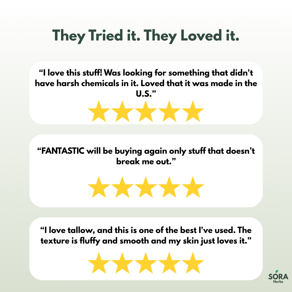 Sora Herbs Glow Tallow Cream