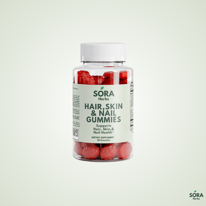 Sora Herbs Hair, Skin & Nails Gummies