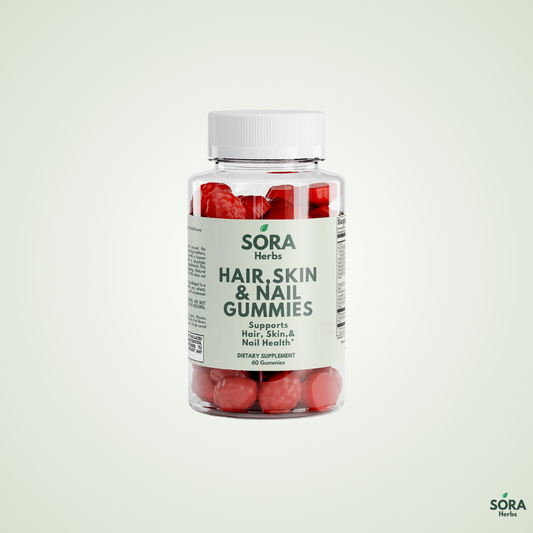 Sora Herbs Hair, Skin & Nails Gummies